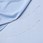 Taraash 925 Sterling Silver Single Line plain Anklets For Women CMR351L210H - Taraash