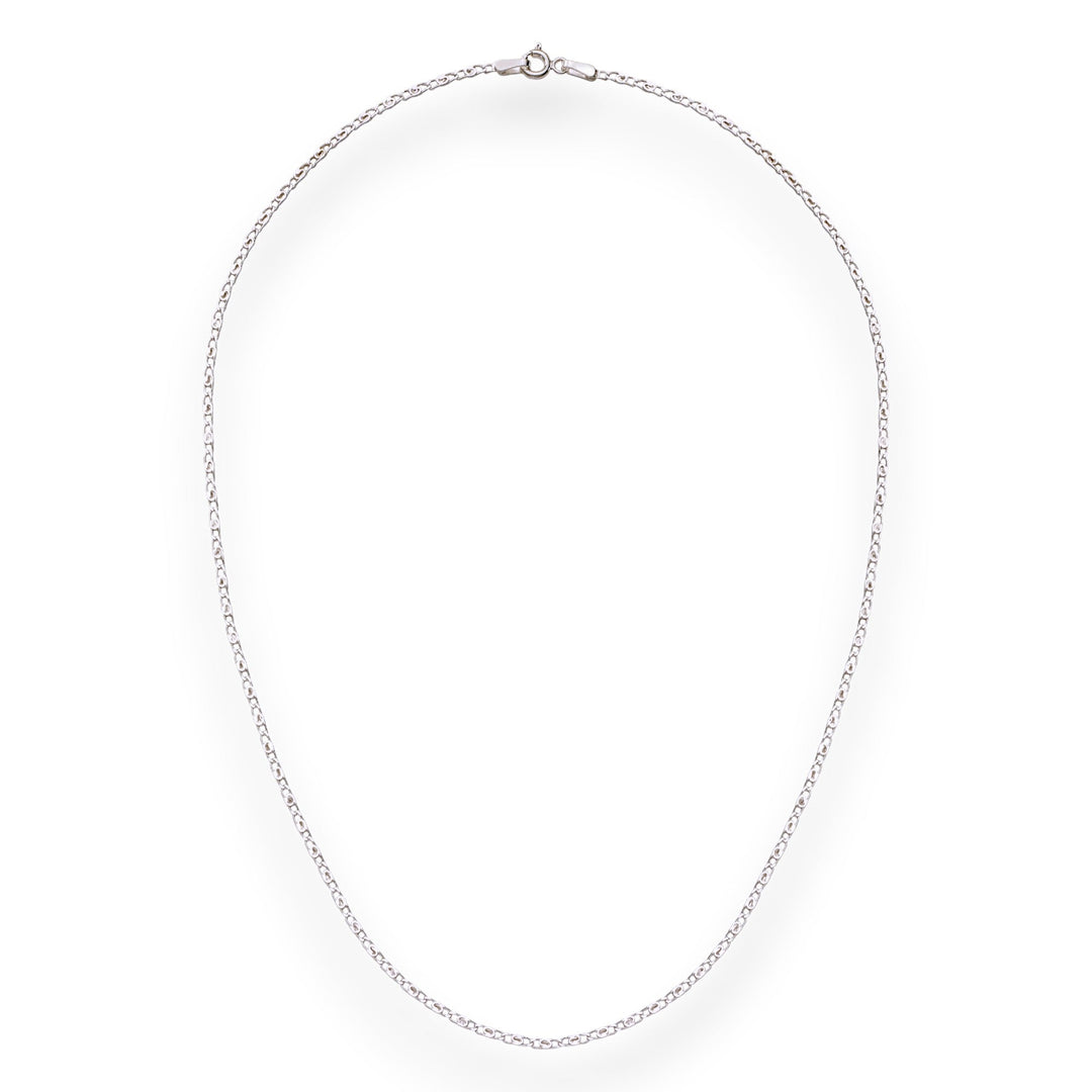 Taraash 925 Sterling Silver square Chain For Women Silver-ASD4018IN - Taraash