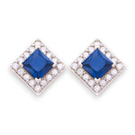 Load image into Gallery viewer, Taraash 925 Sterling Silver Square Shape Stud Earrings For Women - Taraash
