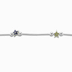 Load image into Gallery viewer, Taraash 925 Sterling Silver Star Colourful Anklet For Kids - Taraash