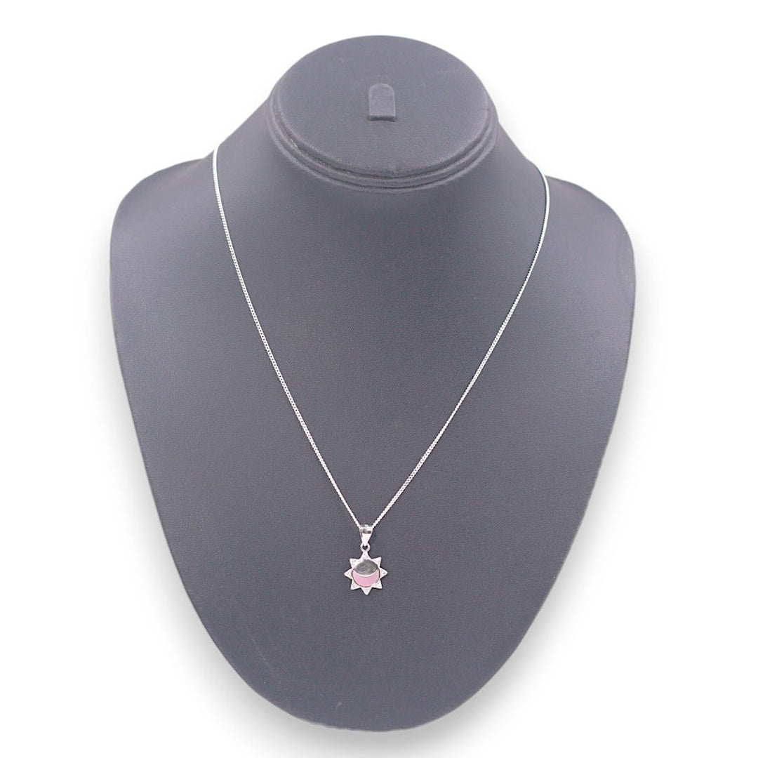 Taraash 925 Sterling Silver Sun & Moon Pendant Set for Women - Taraash