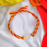 Taraash 925 Sterling Silver Swastik Rakhi Bracelet For Brother - Taraash