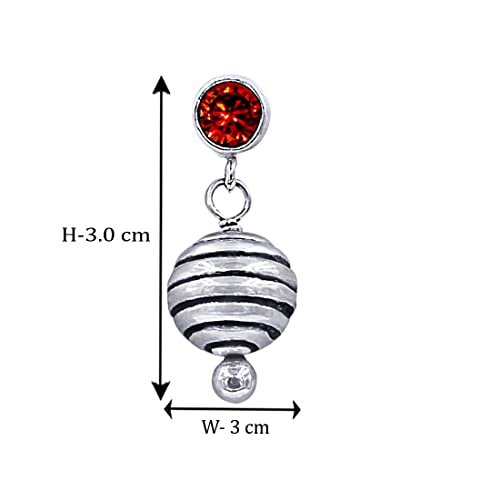 Taraash 925 Sterling Silver Swirl Design Drop Earrings For Women - Taraash