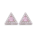 Load image into Gallery viewer, Taraash 925 Sterling Silver Triangle Shape Stud Earrings For Women - Taraash
