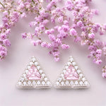 Load image into Gallery viewer, Taraash 925 Sterling Silver Triangle Shape Stud Earrings For Women - Taraash
