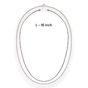 Taraash 925 Sterling Venetian Silver Chain For Women - Taraash