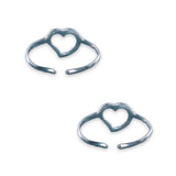Taraash Heart 925 Sterling Silver Toe Ring For Women LR0717S - Taraash
