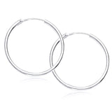 Taraash silver Hoop Earrings for Women #H42030M - Taraash