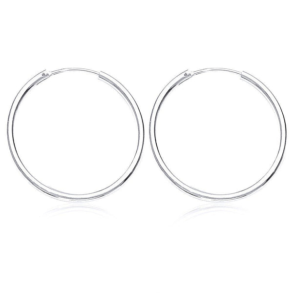 Taraash silver Hoop Earrings for Women #H42030M - Taraash