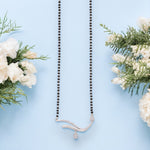 Load image into Gallery viewer, Taraash Sterling Silver Black Beaded Mangalsutra for Women - Taraash