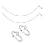 Load image into Gallery viewer, Taraash Sterling Silver Combo of Anklet &amp; Toe Ring For Women COMBO ANTR 89 - Taraash
