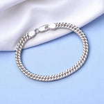 Load image into Gallery viewer, Taraash Sterling Silver Double Curb Chain Bracelet For Men - Taraash

