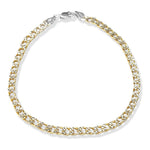 Load image into Gallery viewer, Taraash Sterling Silver Hammered Bracelet for Men - Taraash
