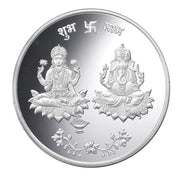 Taraash 999 Silver God Lakshmi Ganesha 100 Gram Coin CF15R3G100