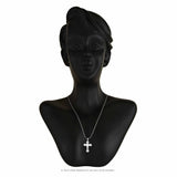 Taraash 925 Sterling Silver Cross Pendant for Unisex PD1622A