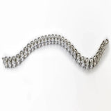 Blisse Allure 925 Silver Round shape White CZ Bracelet For Women - Taraash