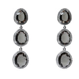 Blisse Allure 925 Sterling Charming Cz Silver Drop Earrings For Women - Taraash