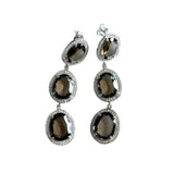 Blisse Allure 925 Sterling Charming Cz Silver Drop Earrings For Women - Taraash