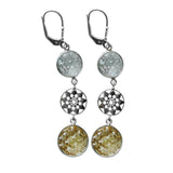 Blisse Allure 925 Sterling Citrine Drop Silver Earrings For Women - Taraash