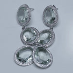 Load image into Gallery viewer, Blisse Allure 925 Sterling Classy Cz Silver Drop Earrings For Women - Taraash
