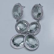 Blisse Allure 925 Sterling Classy Cz Silver Drop Earrings For Women - Taraash