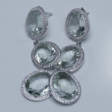 Blisse Allure 925 Sterling Classy Cz Silver Drop Earrings For Women - Taraash