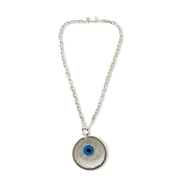 Blisse Allure 925 Sterling Evil Eye Silver Lumba Rakhi For your Bhabhi - Taraash