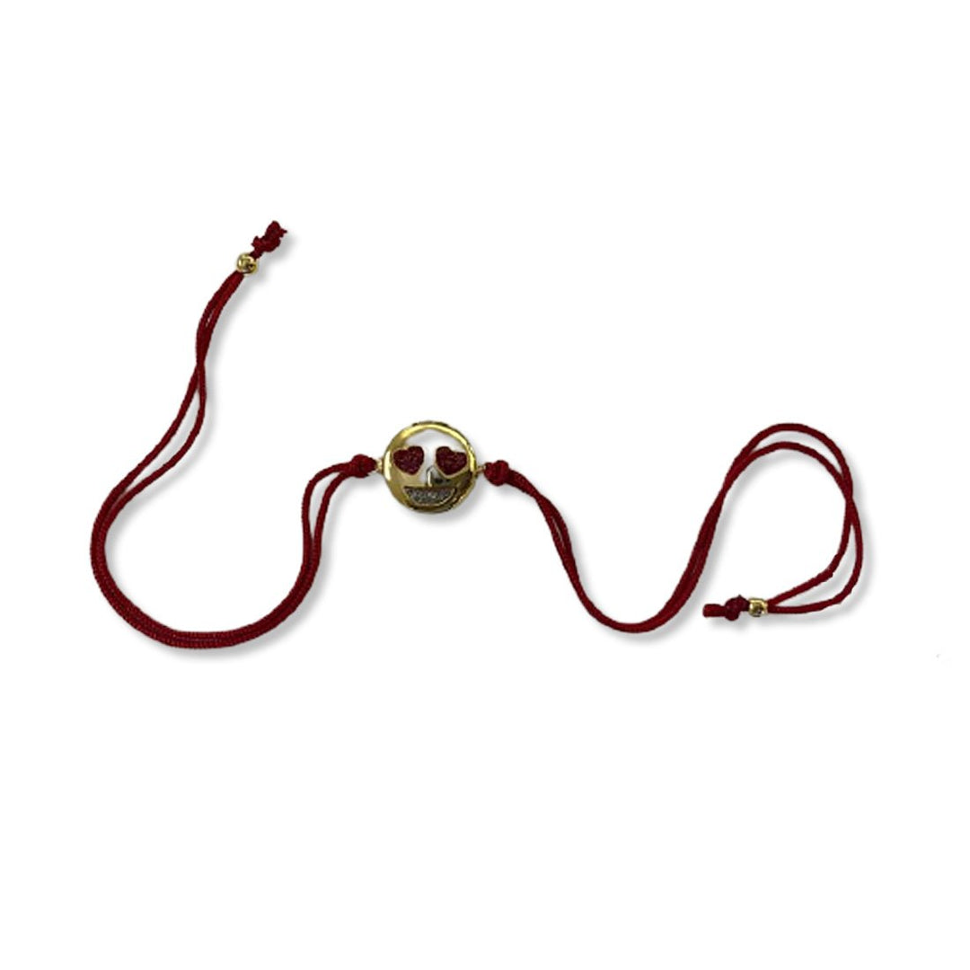 Blisse Allure 925 sterling Heart Smiley Silver Rakhi For Brother - Taraash