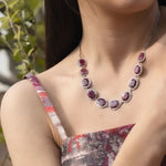 Load image into Gallery viewer, Blisse Allure 925 Sterling Red Ruby Silver Necklace For Women - Taraash
