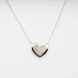 Blisse Allure 925 Sterling Silver Necklace With Heart Pendant - Taraash