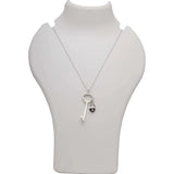 Blisse Allure 925 Sterling Silver Necklace With Key Pendant - Taraash