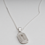Load image into Gallery viewer, Blisse Allure 925 Sterling Silver Paperclip Pendant Necklace - Taraash
