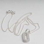 Load image into Gallery viewer, Blisse Allure 925 Sterling Silver Paperclip Pendant Necklace - Taraash
