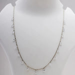 Load image into Gallery viewer, Blisse Allure 925 Sterling Silver White Crystal Necklace - Taraash
