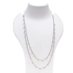 Load image into Gallery viewer, Blisse Allure 925 Sterling Silver White Layer Queens Necklace - Taraash
