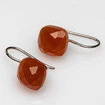 Load image into Gallery viewer, Blisse Allure Carnelian Stone Drop Sterling Silver Earring - Taraash
