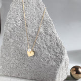 Blisse Allure Dangling Heart of Gold with Pearl Drop Necklace - Taraash