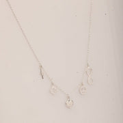 Blisse Allure Sterling Silver Charms Necklace - Taraash