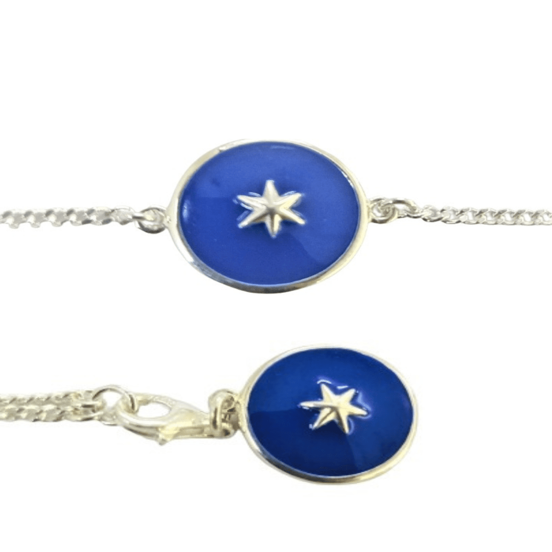 Blisse Allure Sterling Silver Evening Star Rakhi and Lumba Rakhi - Taraash