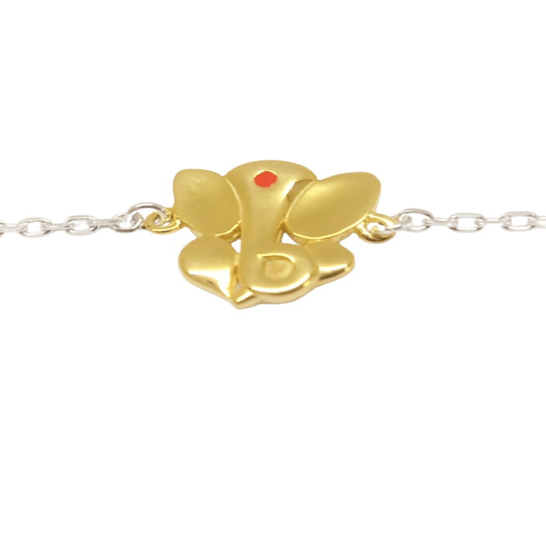 Blisse Allure Sterling Silver Ganesh rakhi for your brother - Taraash