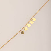 Blisse Allure Sterling Silver Gold Plated linked Bracelet - Taraash