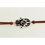 Blisse Allure Sterling Silver hamsa hand Rakhi for brother. - Taraash