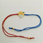 Load image into Gallery viewer, Blisse Allure Sterling Silver krishna Rakhi for your brother. - Taraash
