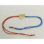 Load image into Gallery viewer, Blisse Allure Sterling Silver krishna Rakhi for your brother. - Taraash
