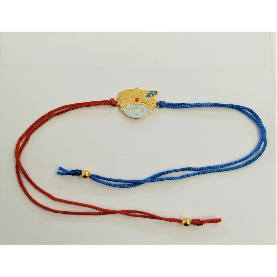 Blisse Allure Sterling Silver krishna Rakhi for your brother. - Taraash