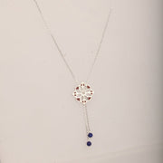 Blisse Allure Sterling Silver Polygon Necklace - Taraash