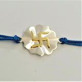 Blisse Allure Sterling Silver swastik rakhi for your brother. - Taraash