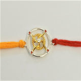 Blisse Allure Sterling Silver swastik rakhi for your brother. - Taraash