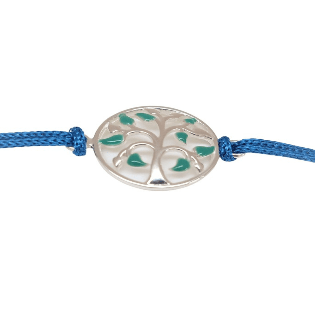 Blisse Allure Sterling Silver Tree Of Life Rakhi For Your Dear Brother - Taraash