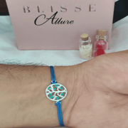 Blisse Allure Sterling Silver Tree Of Life Rakhi For Your Dear Brother - Taraash